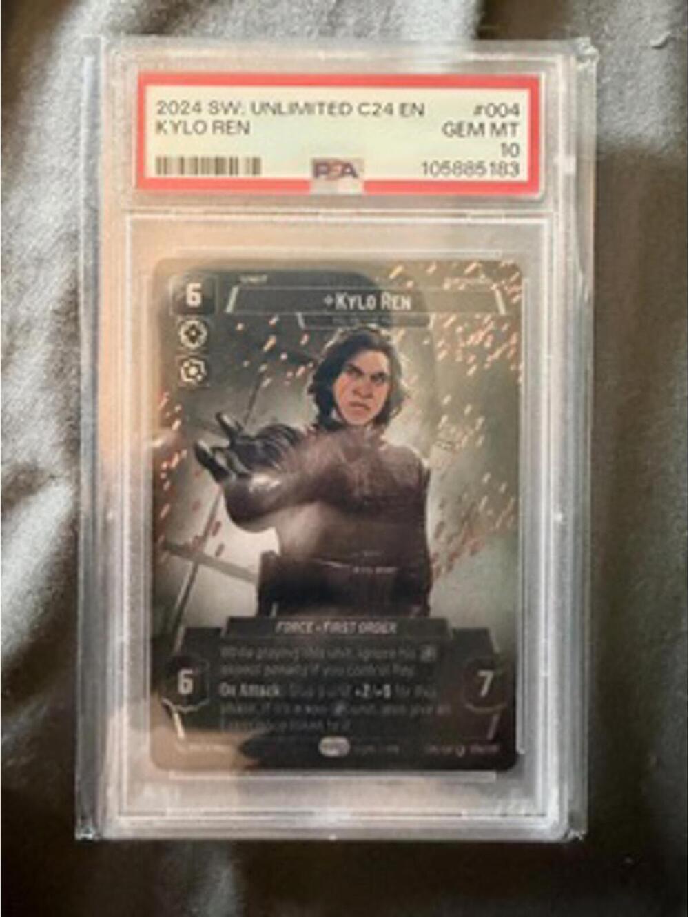 2024 Star Wars Unlimited C24 EN #004 Kylo Ren Card PSA GEM MT 10